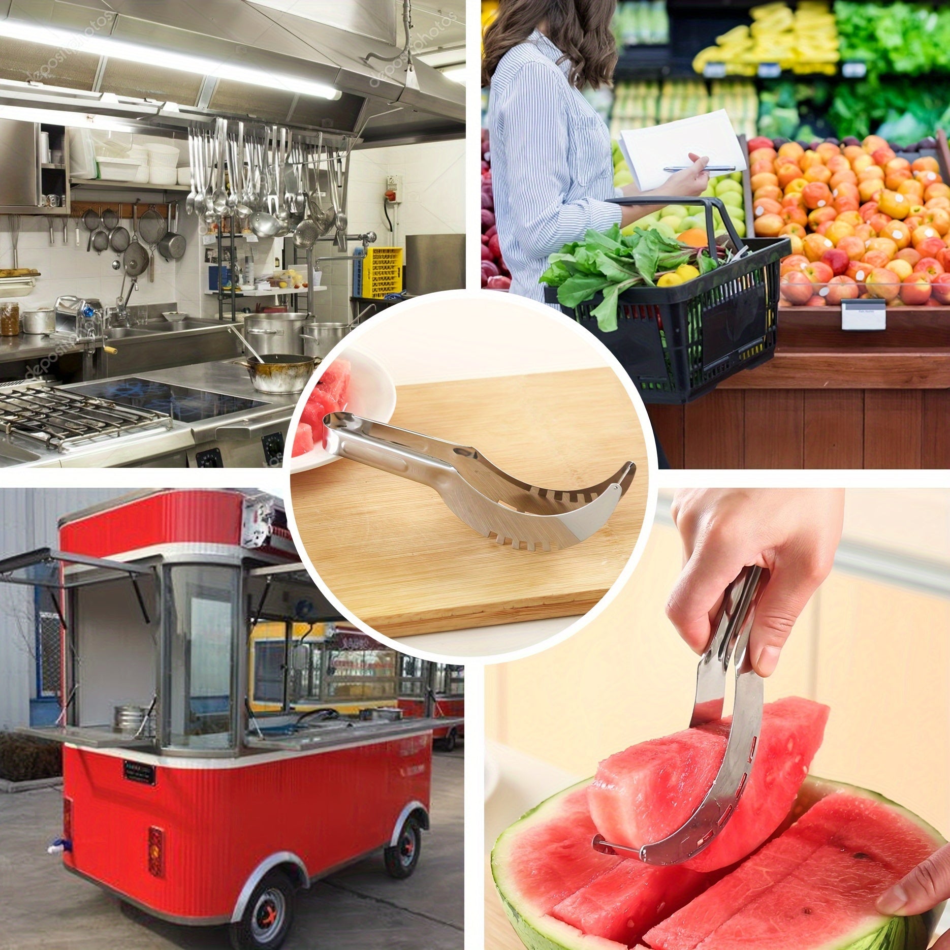 Stainless Steel Watermelon Slicer