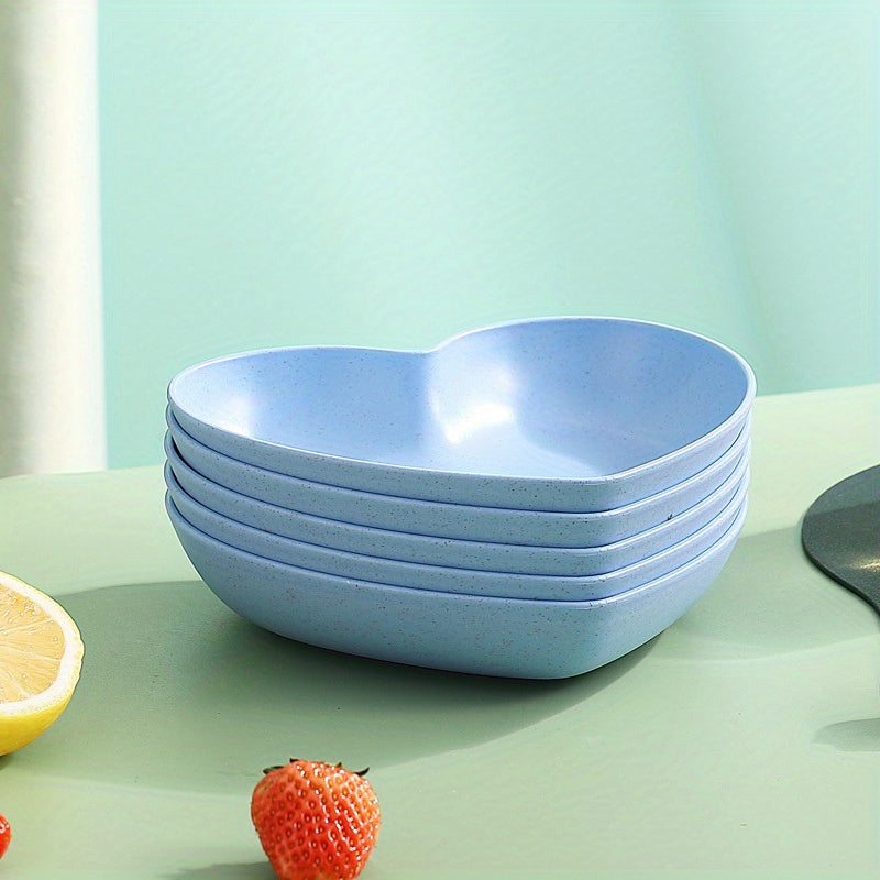 Heart-Shaped Plate Set