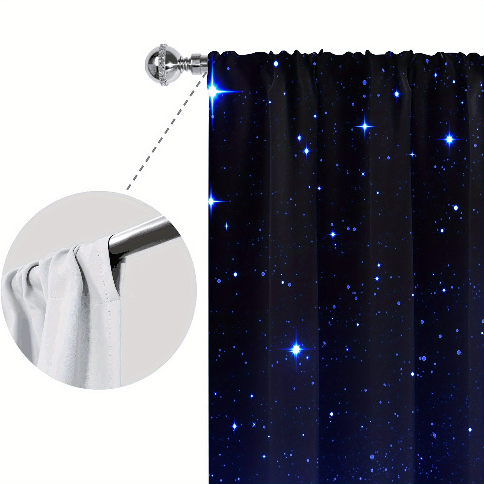 Galaxy Window Curtains
