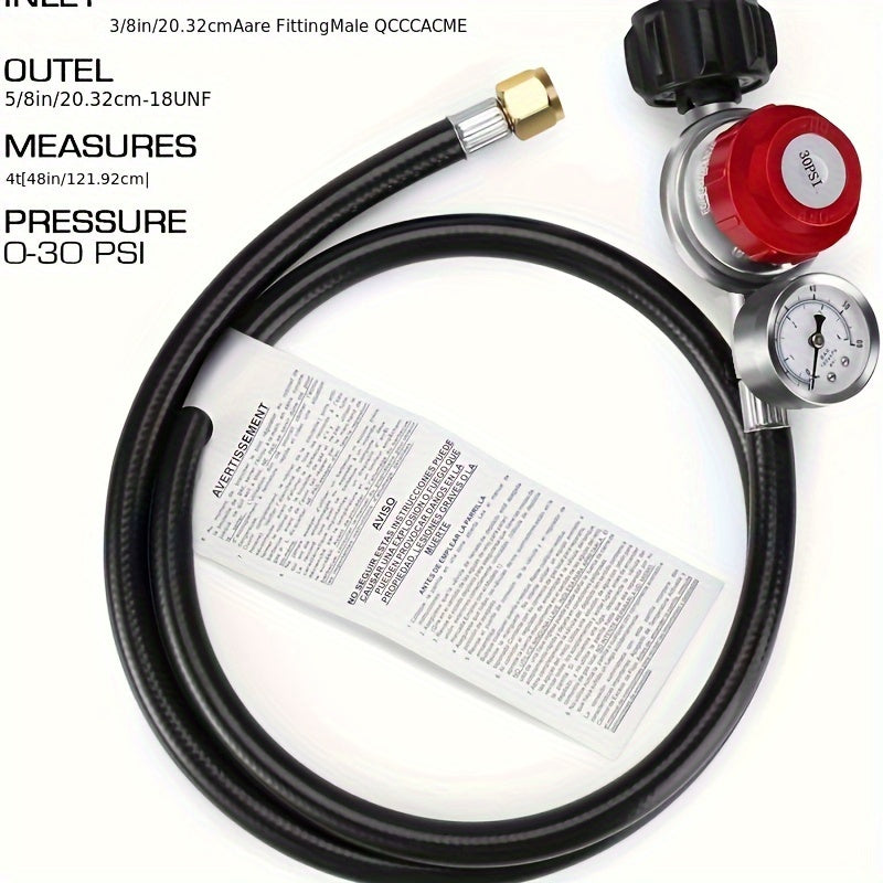 Gas Tube with Adjustable Pressure-Safe Kitchen
