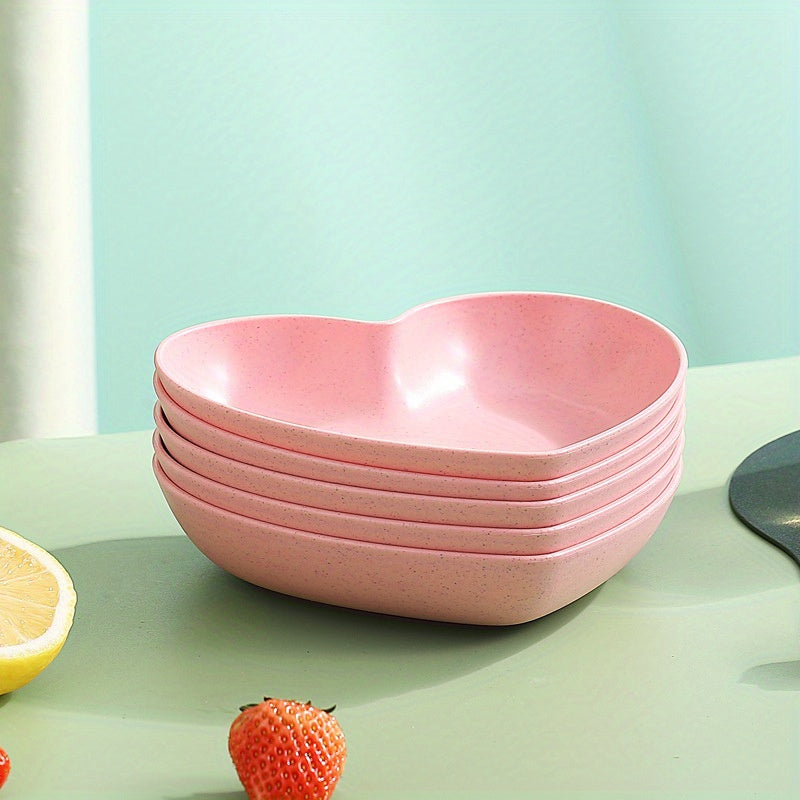 Heart-Shaped Plate Set