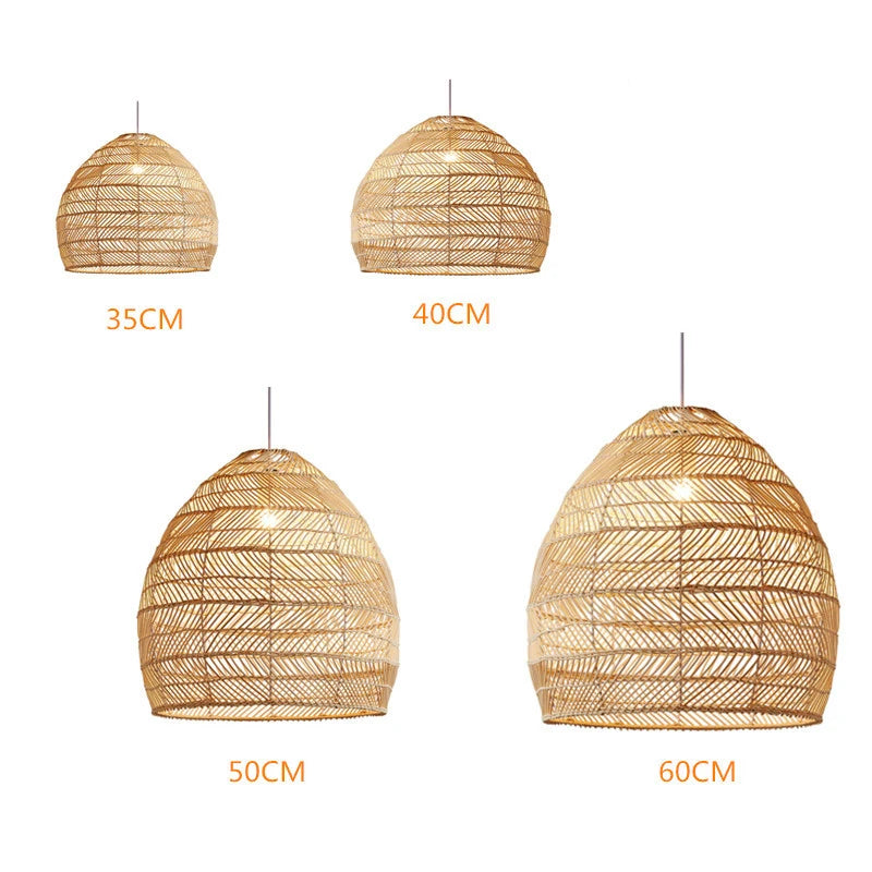 Handmade Rattan Pendant Light