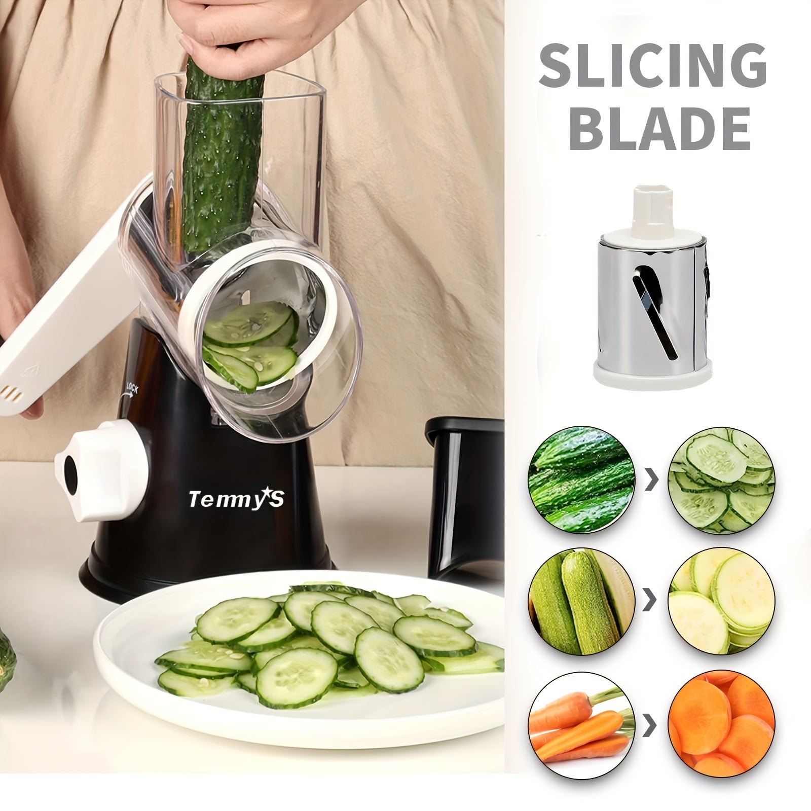 Rotary Vegetable Slicer