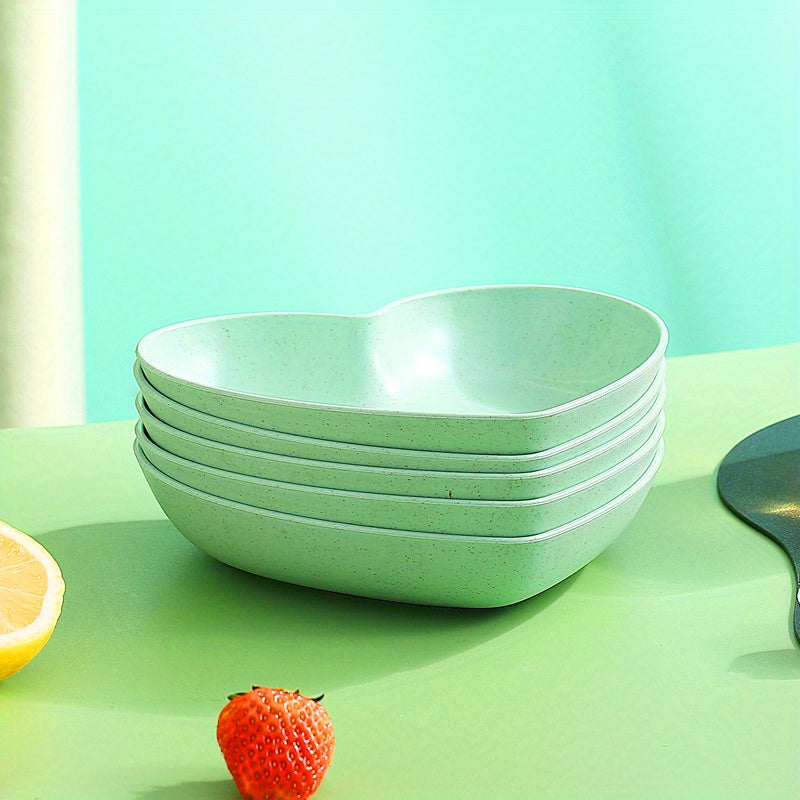 Heart-Shaped Plate Set