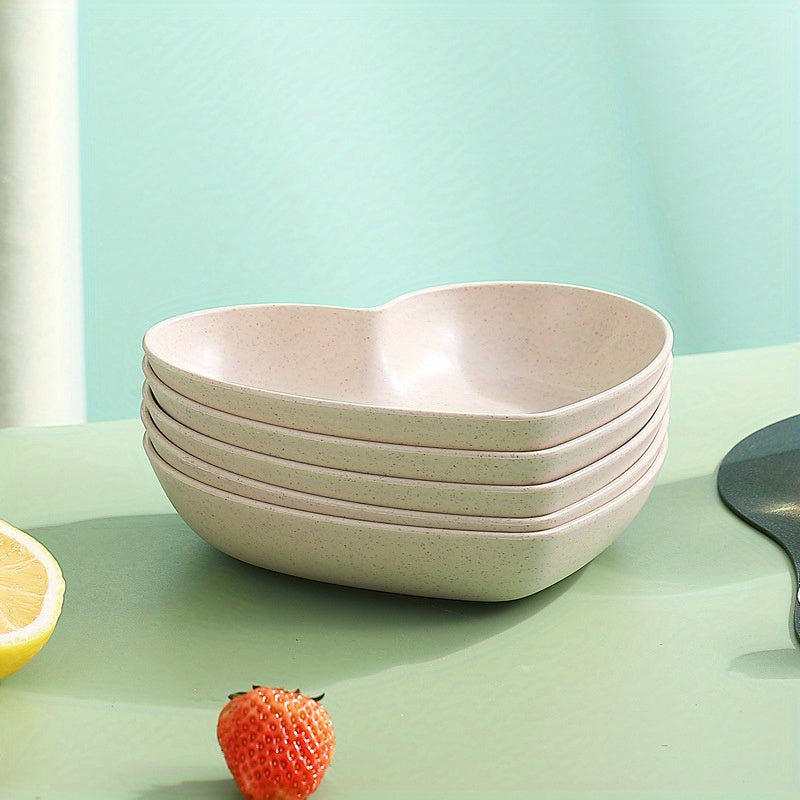 Heart-Shaped Plate Set