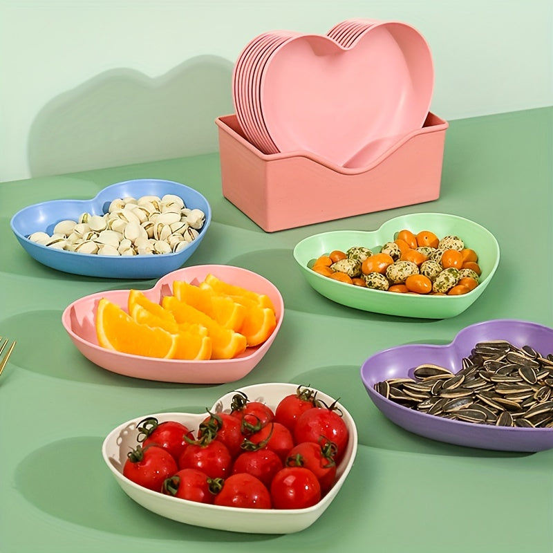 Heart-Shaped Plate Set