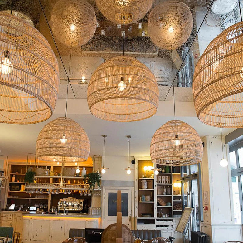 Handmade Rattan Pendant Light