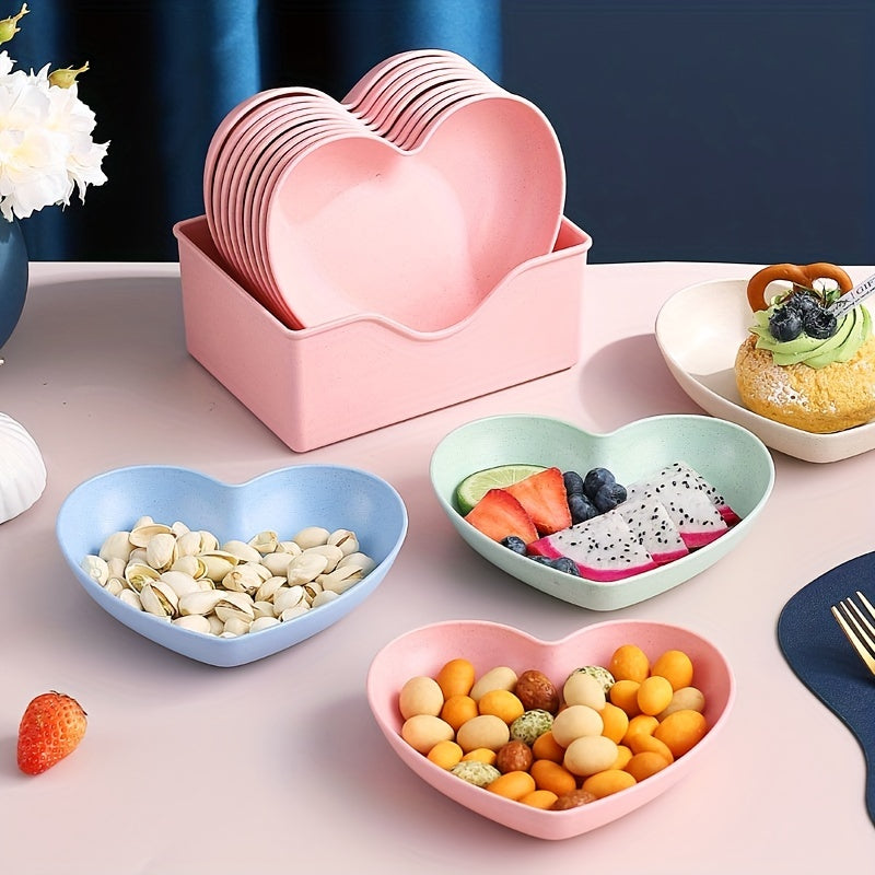 Heart-Shaped Plate Set