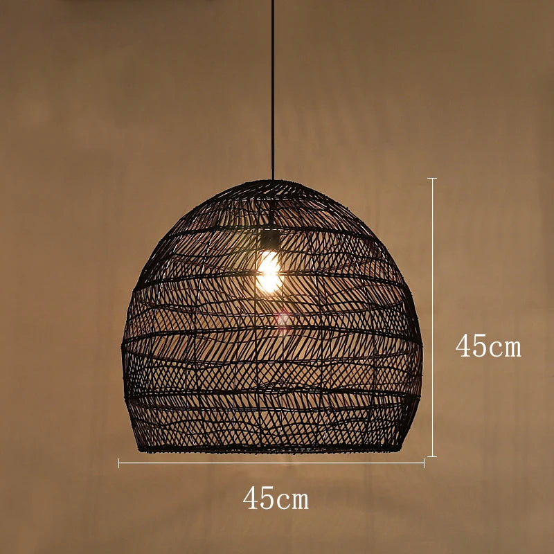 Handmade Rattan Pendant Light